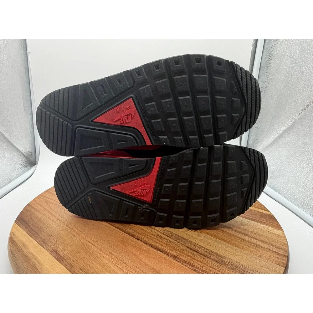 Nike Air Max Size 6Y IVO Black University Red Kids Sneakers 0608